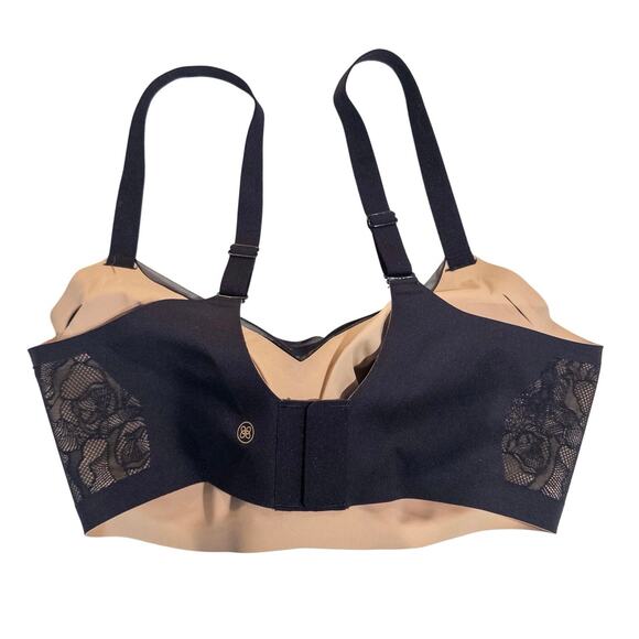 Honeylove Crossover Lace Black Bra Size 1X or 40 C/D - Picture 6 of 8